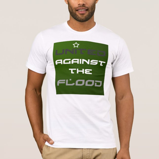 Pakistan-Flut-Entlastung - vereinigte Wahl 1 T-Shirt (Vorderseite)