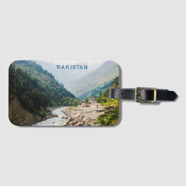 Pakistan Gepäckanhänger (Vorderseite (Horizontal))