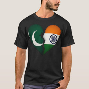 Pakistan - Indien Herz T-Shirt