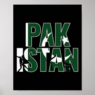 Pakistan-Kricket-Trikot-Geschenk für pakistanische Poster