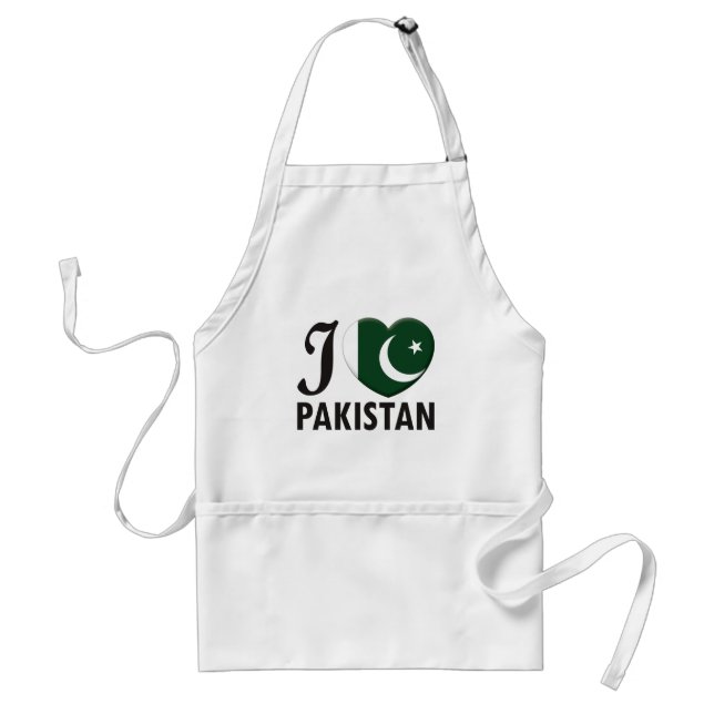 Pakistan-Liebe Schürze (Vorne)
