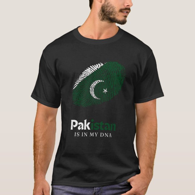 Pakistan: Mein Erbe, meine DNA T-Shirt (Vorderseite)
