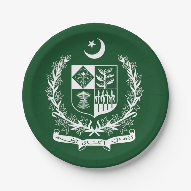 Pakistan Pappteller (Vorderseite)
