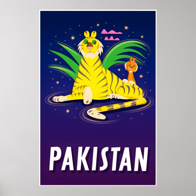 Pakistan-Plakat Poster (Vorne)