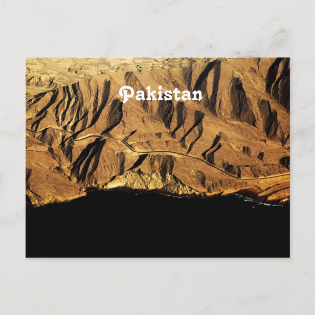 Pakistan Postkarte (Vorderseite)
