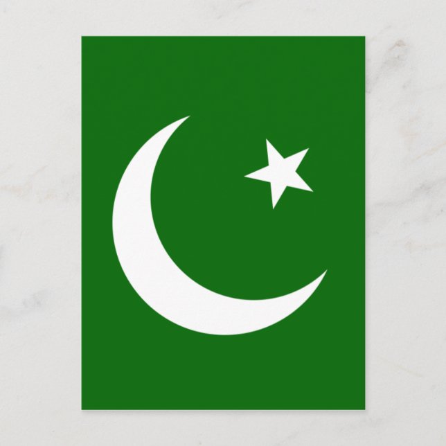 Pakistan Postkarte (Vorderseite)