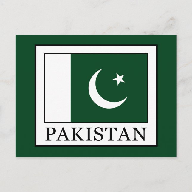 Pakistan Postkarte (Vorderseite)