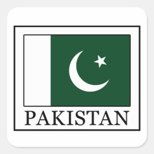 Pakistan Quadratischer Aufkleber