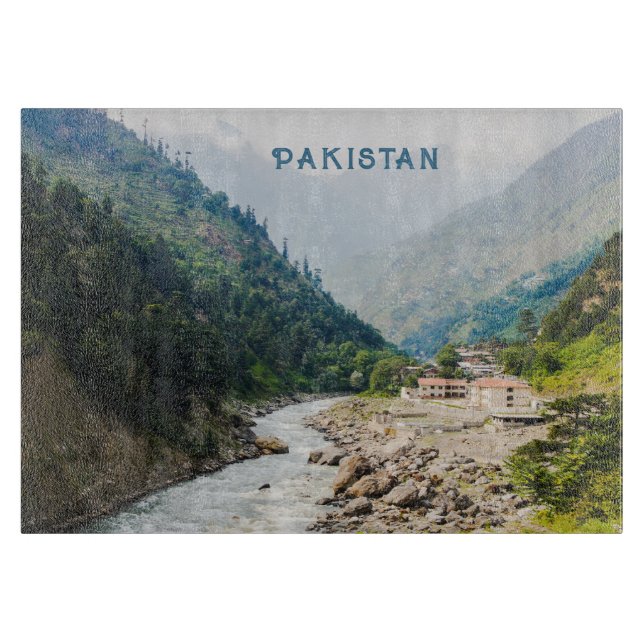 Pakistan Schneidebrett (Vorderseite)