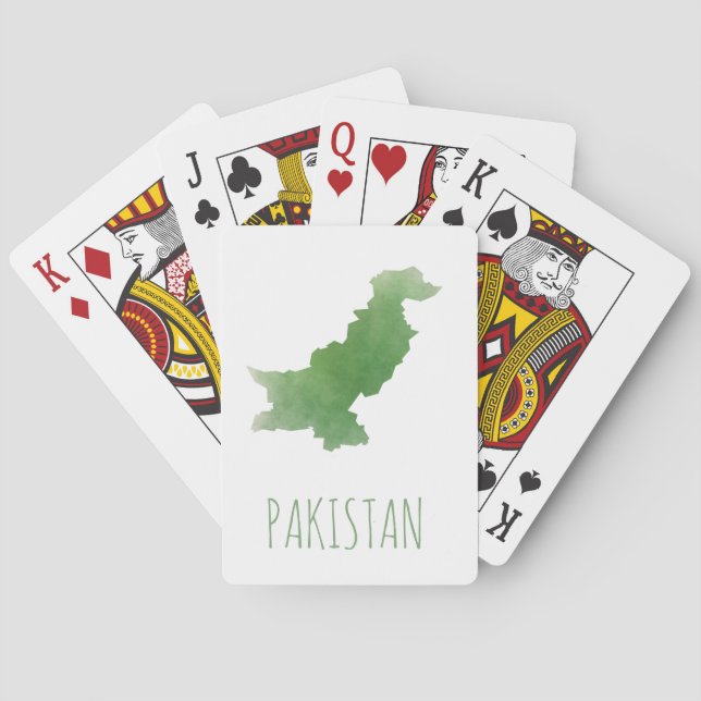 Pakistan Spielkarten (Rückseite)