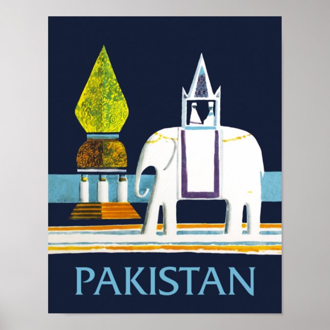 Pakistan travel poster (Vorne)