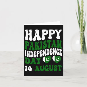 Pakistan Unabhängigkeitstag Pakistani Flagge Stolz Karte