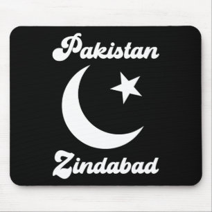 Pakistan Zindabad Dil Pakistani Herzenflagge Proud Mousepad