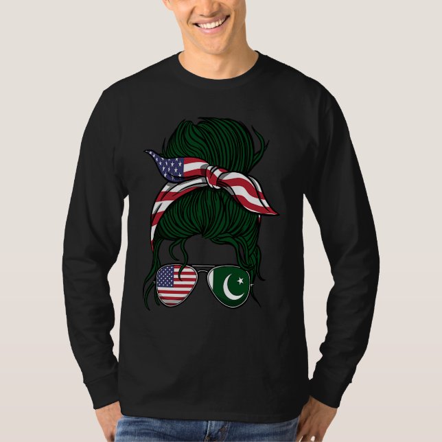 Pakistani Roots Pakistan Girl T-Shirt (Vorderseite)