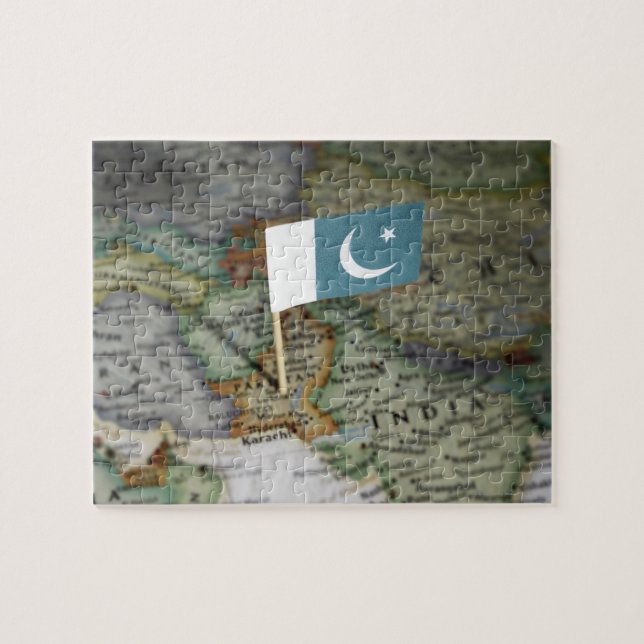 pakistanische Flagge (Horizontal)