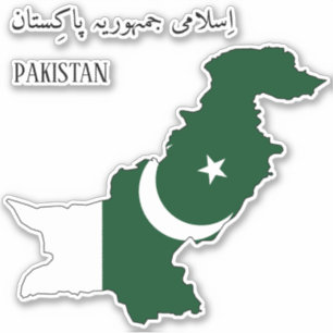 Pakistanische Flagge Aufkleber