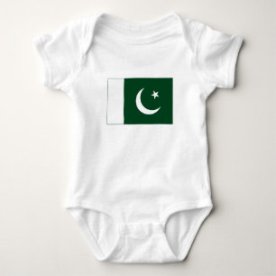 pakistanische Flagge Baby Strampler