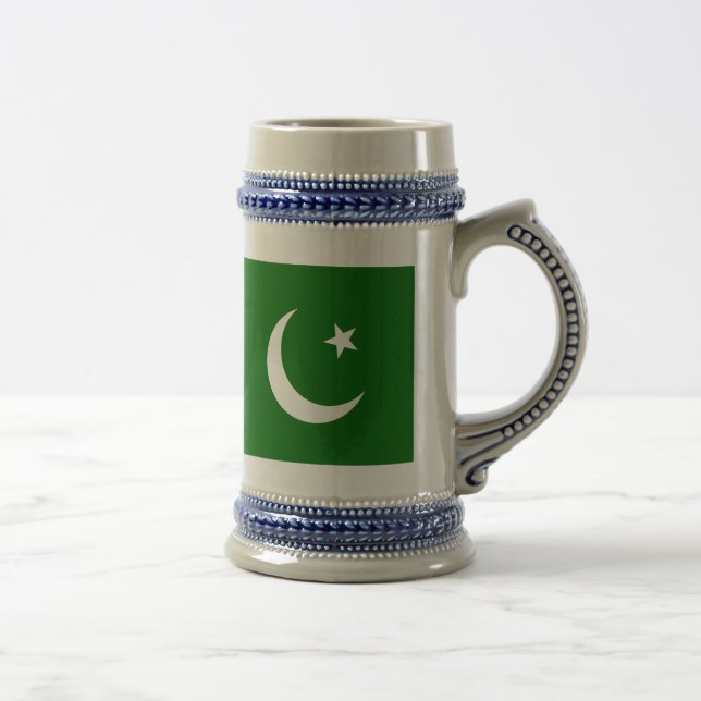 pakistanische Flagge Bierglas (Rechts)