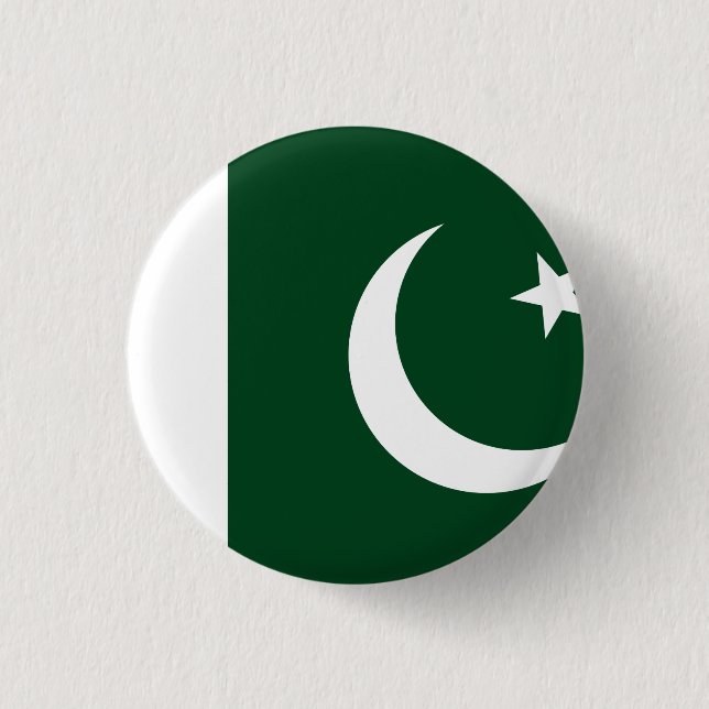 pakistanische Flagge Button (Vorderseite)