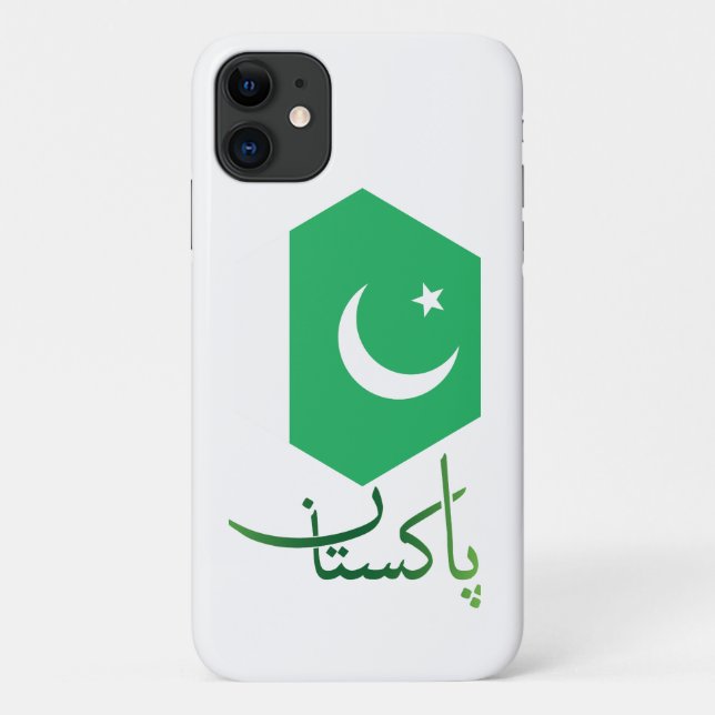 pakistanische Flagge Case-Mate iPhone Hülle (Rückseite)