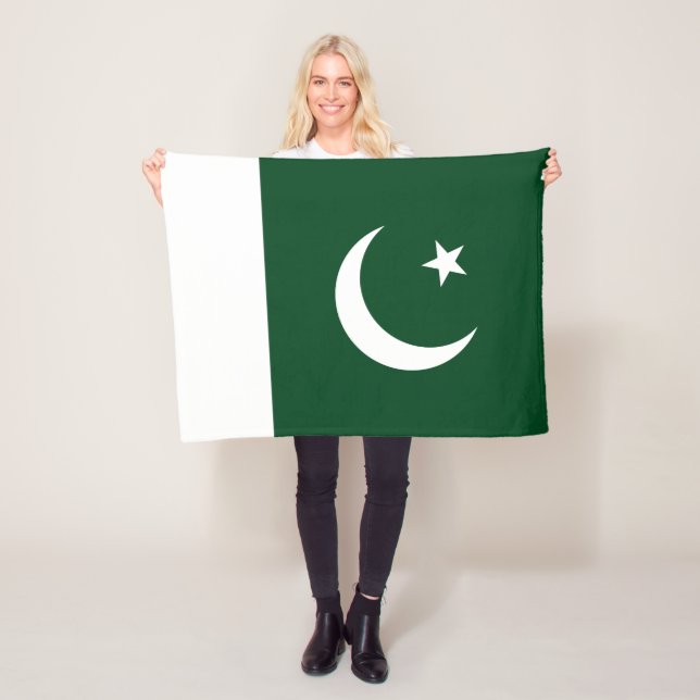 pakistanische Flagge Fleecedecke (Beispiel)