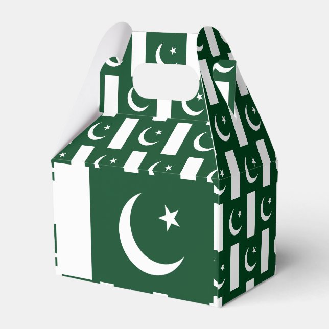 pakistanische Flagge Geschenkschachtel (Rückseite)