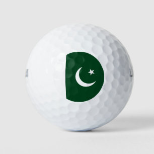 pakistanische Flagge Golfball