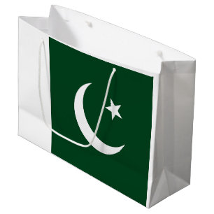 pakistanische Flagge Große Geschenktüte