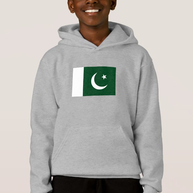 pakistanische Flagge Hoodie (Vorderseite)