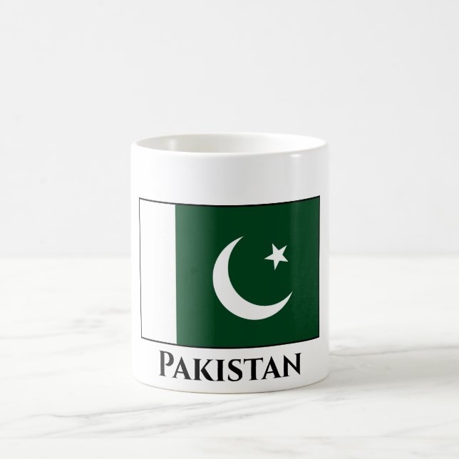 pakistanische Flagge Kaffeetasse (Mittel)