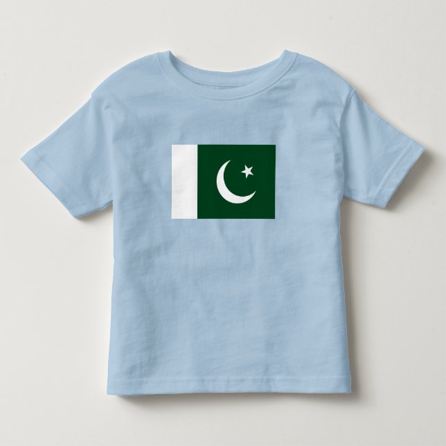 pakistanische Flagge Kleinkind T-shirt (Vorderseite)