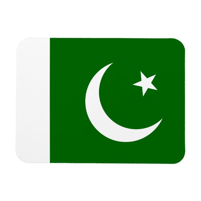pakistanische Flagge Magnet (Horizontal)