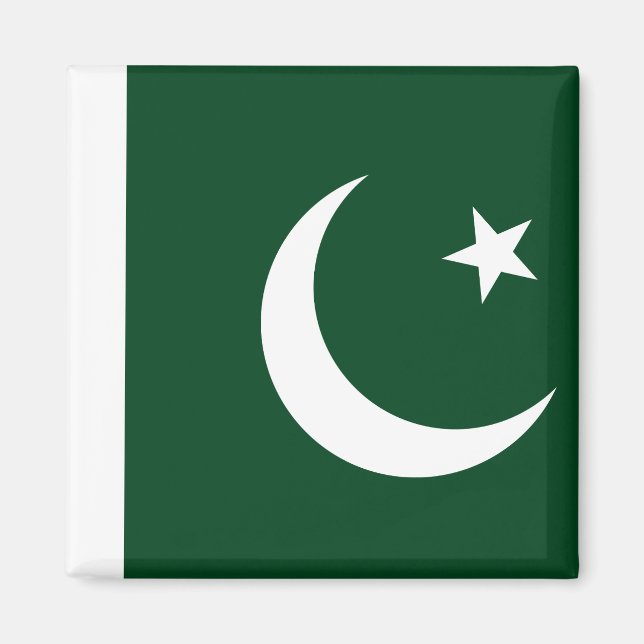pakistanische Flagge Magnet (Vorne)