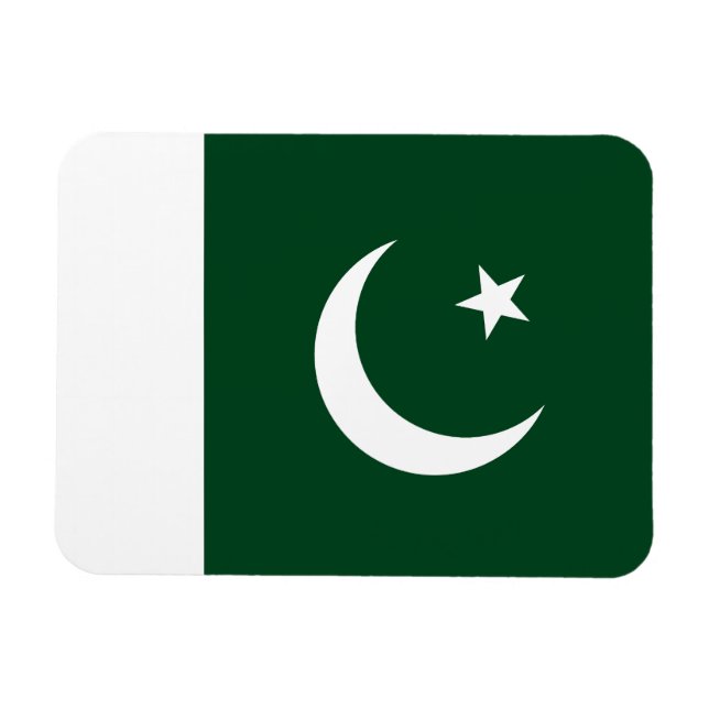 pakistanische Flagge Magnet (Horizontal)