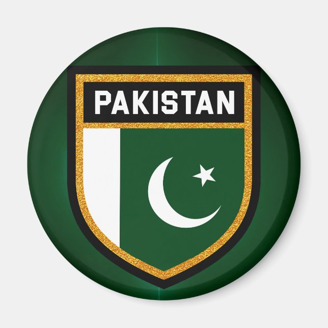 pakistanische Flagge Magnet (Vorne)