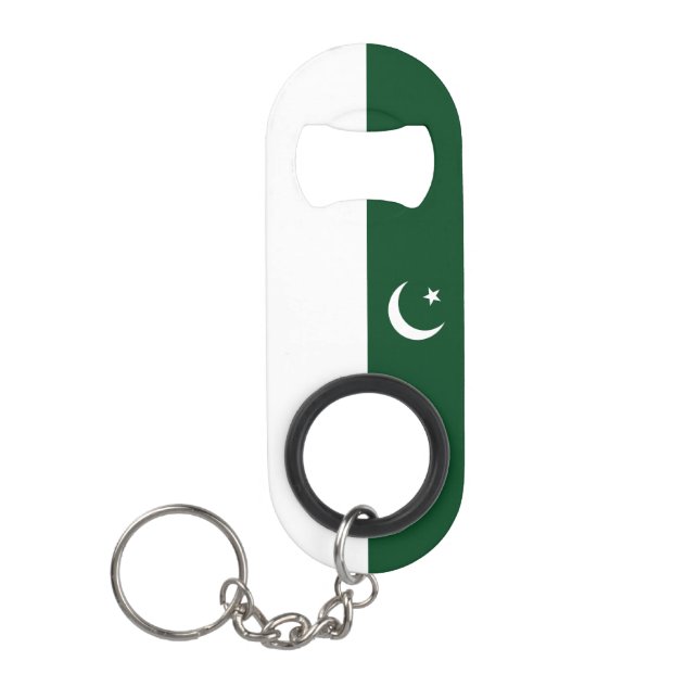 pakistanische Flagge Mini Flaschenöffner (Vorderseite)