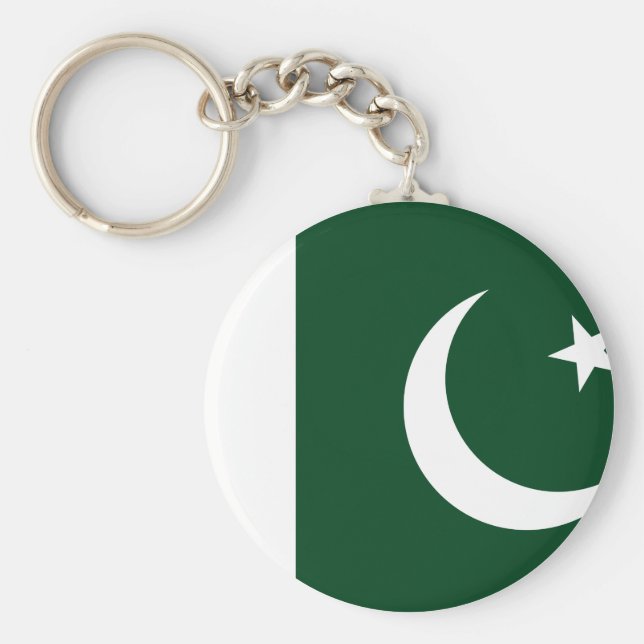 pakistanische Flagge Schlüsselanhänger (Vorne)