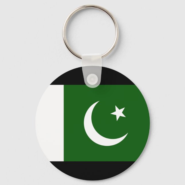 pakistanische Flagge Schlüsselanhänger (Vorderseite)