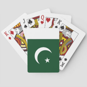 pakistanische Flagge Spielkarten