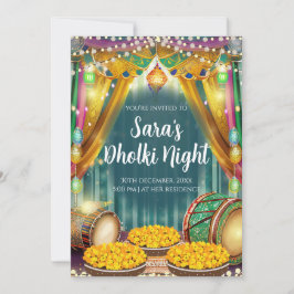 Pakistanische Hochzeit einladen & Digital Mehendi  Einladung