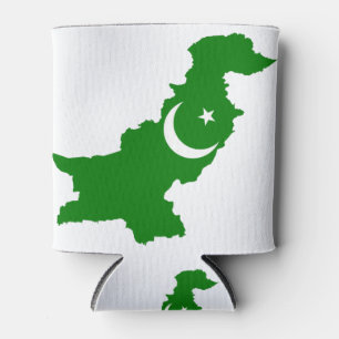 Pakistanische Karte Dosenkühler