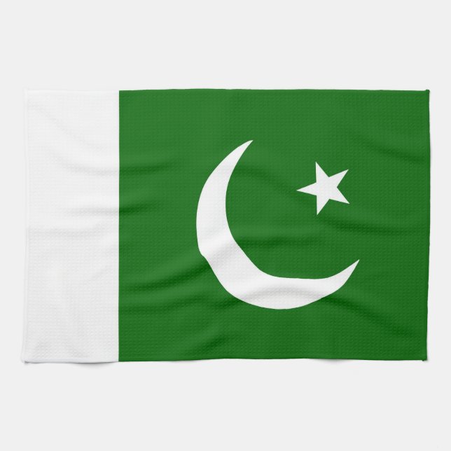 pakistanische Landesflagge Handtuch (Horizontal)