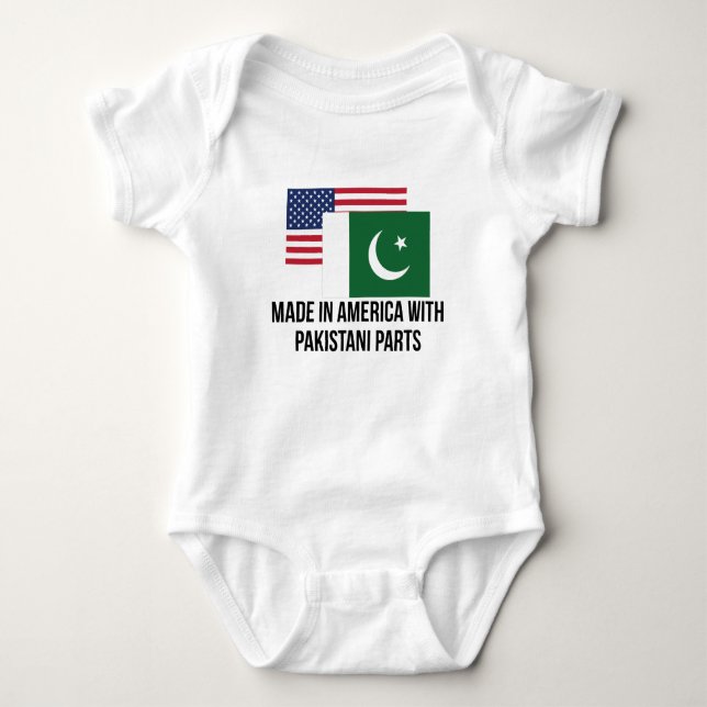 Pakistanische Teile Baby Strampler (Vorderseite)
