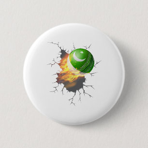 Pakistanischer Cricket-Anhänger Kit Geschenk Pakis Button