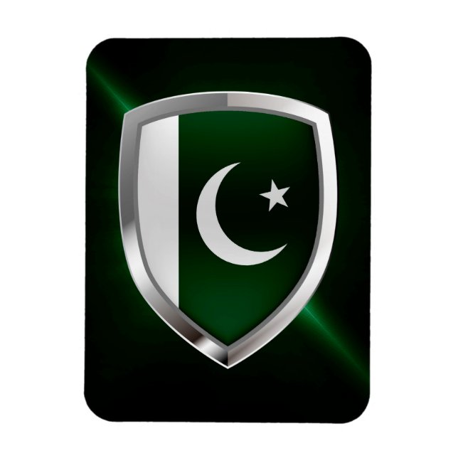 pakistanisches Emblem Magnet (Vertikal)