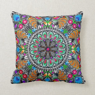 Pakistans LKW-Kunst-Blumenthrow-Kissen Kissen