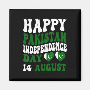 Pakistans Unabhängigkeitstag Pakistanische Flagge Magnet