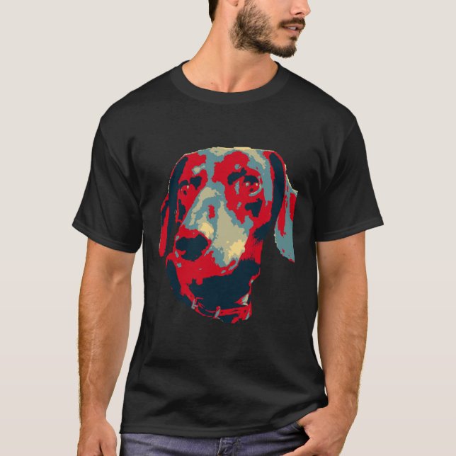 Pakopaka Dackel Achim Head T-Shirt (Vorderseite)