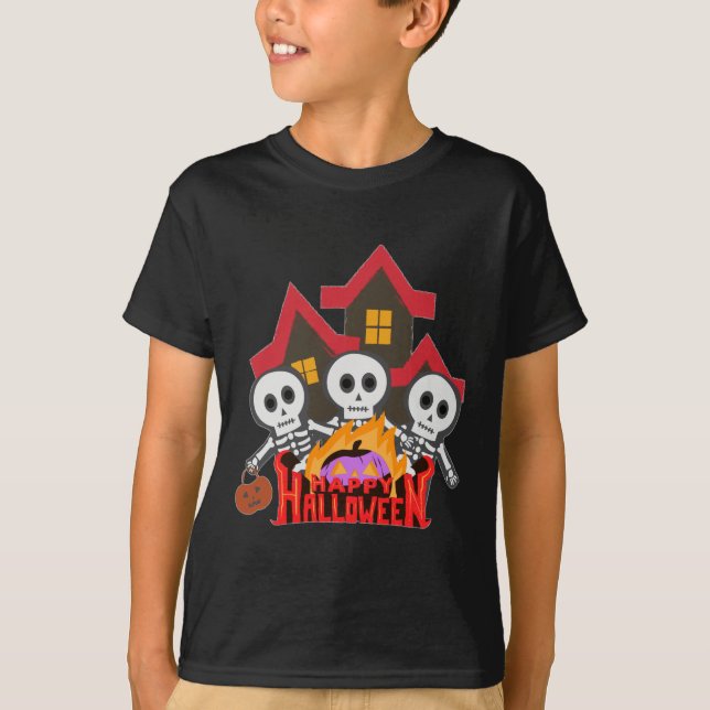 Pal de rue Sésame | Joyeux T-shirt Halloween (Devant)