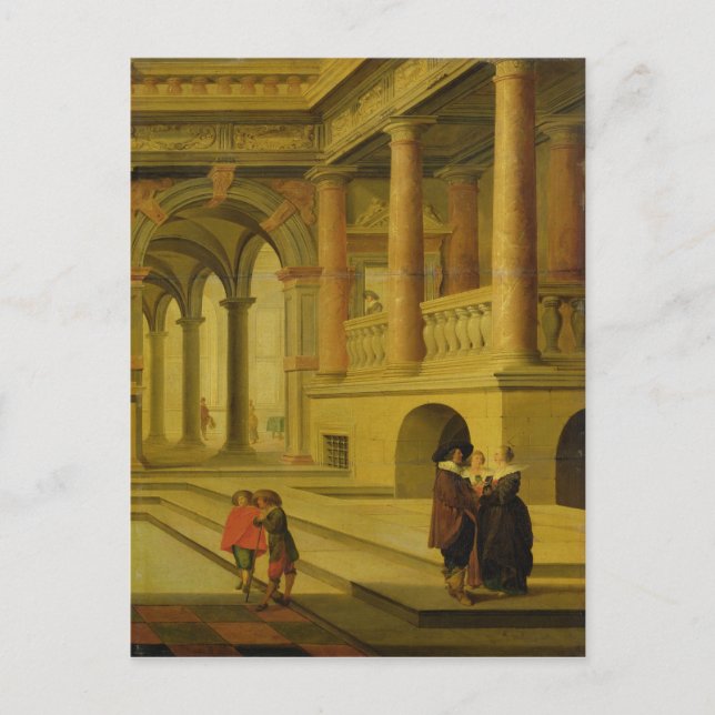 Palace Courtyard Postkarte (Vorderseite)